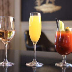 Bloody Mary, Mimosa and wine