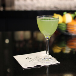 mint and lime cocktail