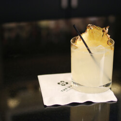 Pineapple infused cocktail