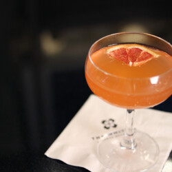 Orange fruit infused cocktail
